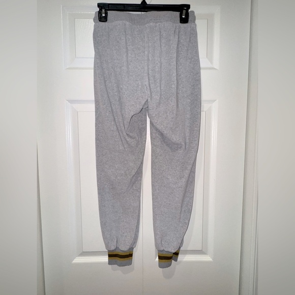 Gray project social T velvety Jogger Sweatpants with Striped Cuffs. Size M. GUC - Picture 4 of 8